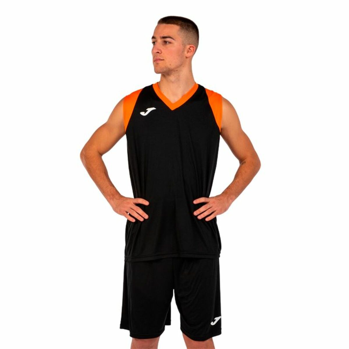 Adult’s Sports Outfit Joma Sport Final II Black Multicolour 2 Pieces