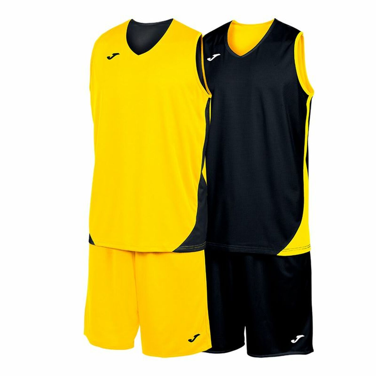 Children’s Sports Outfit Joma Sport Kansas Yellow Black Multicolour 2 Pieces