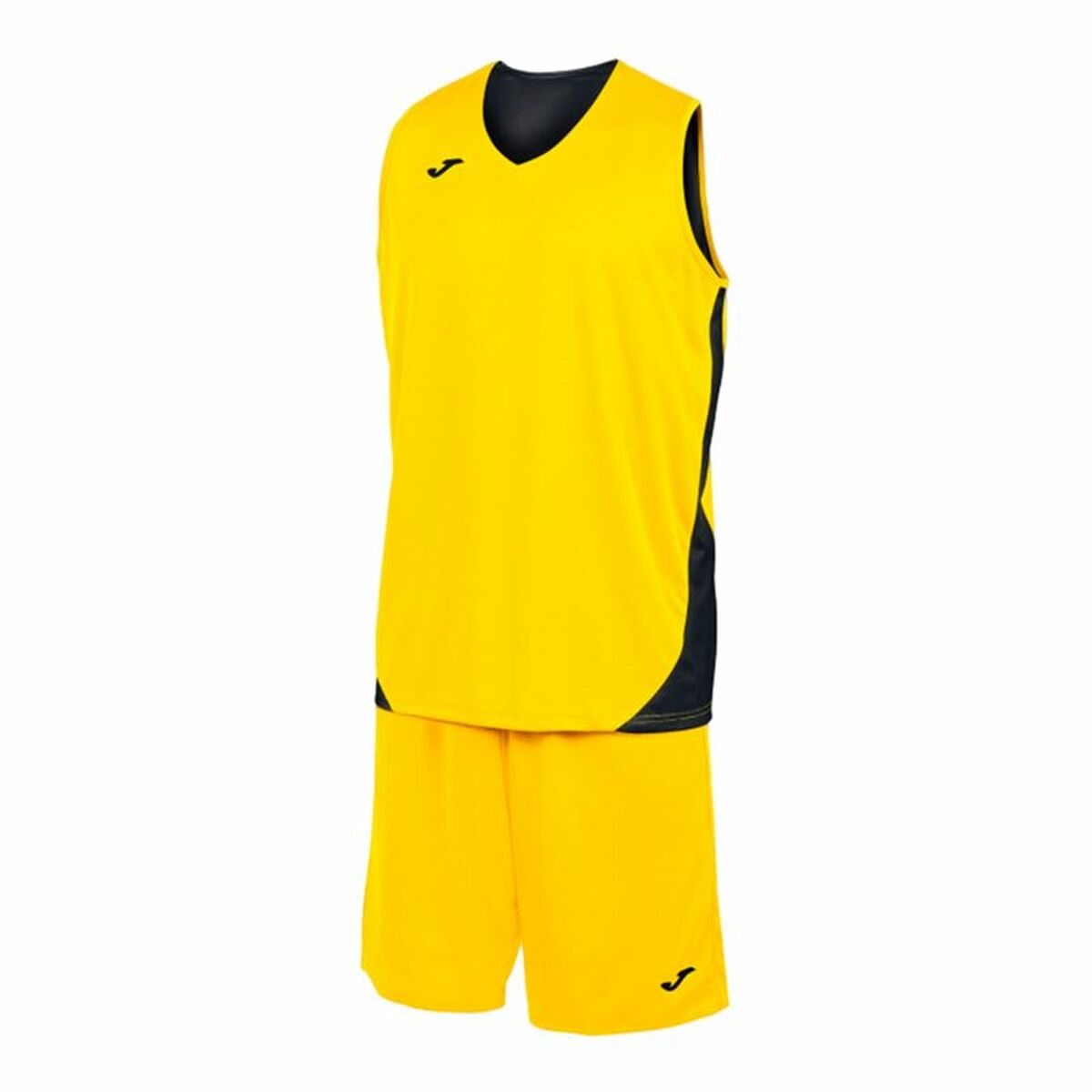 Children’s Sports Outfit Joma Sport Kansas Yellow Black Multicolour 2 Pieces