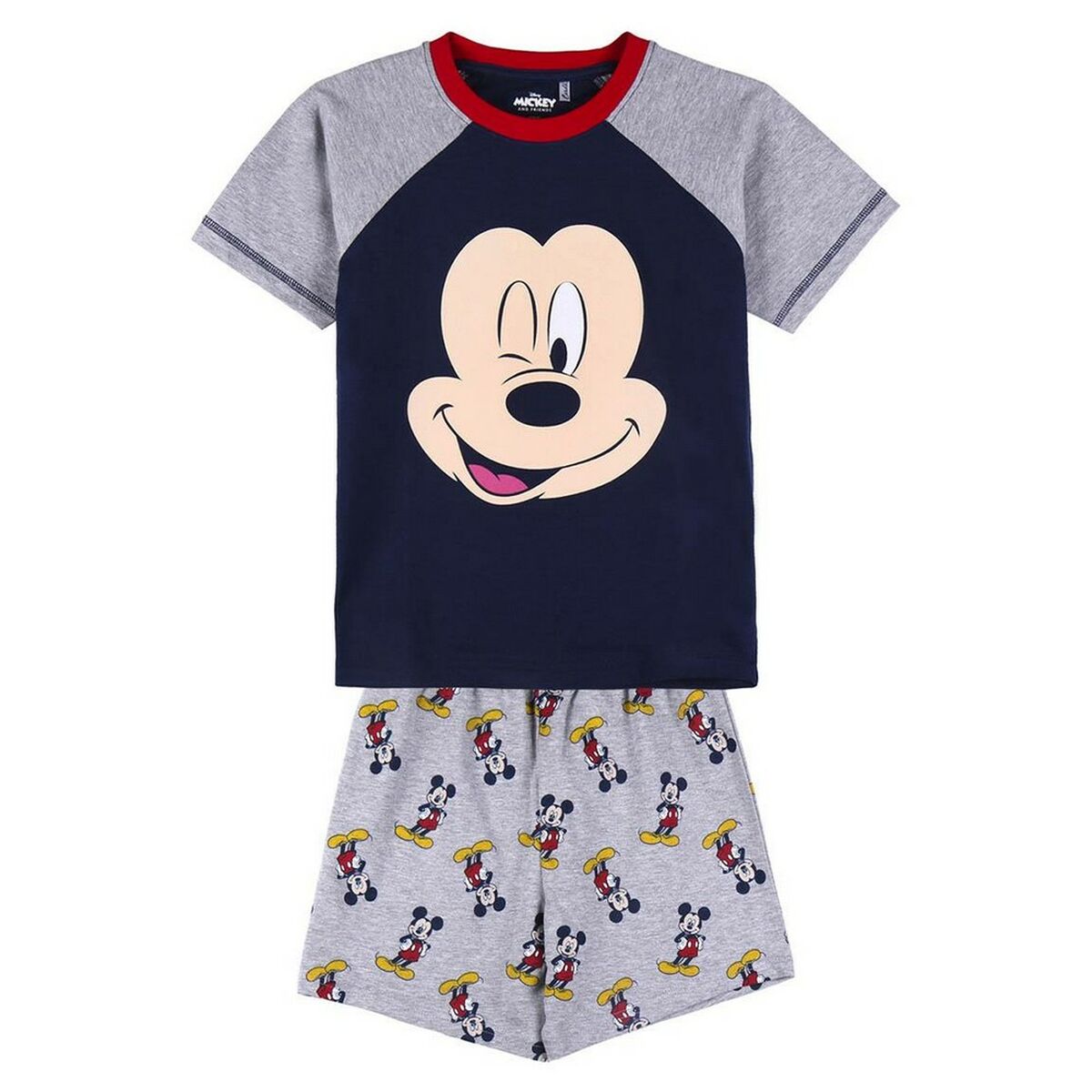 Summer Pyjama Mickey Mouse Grey Summer Pyjama Mickey Mouse Grey