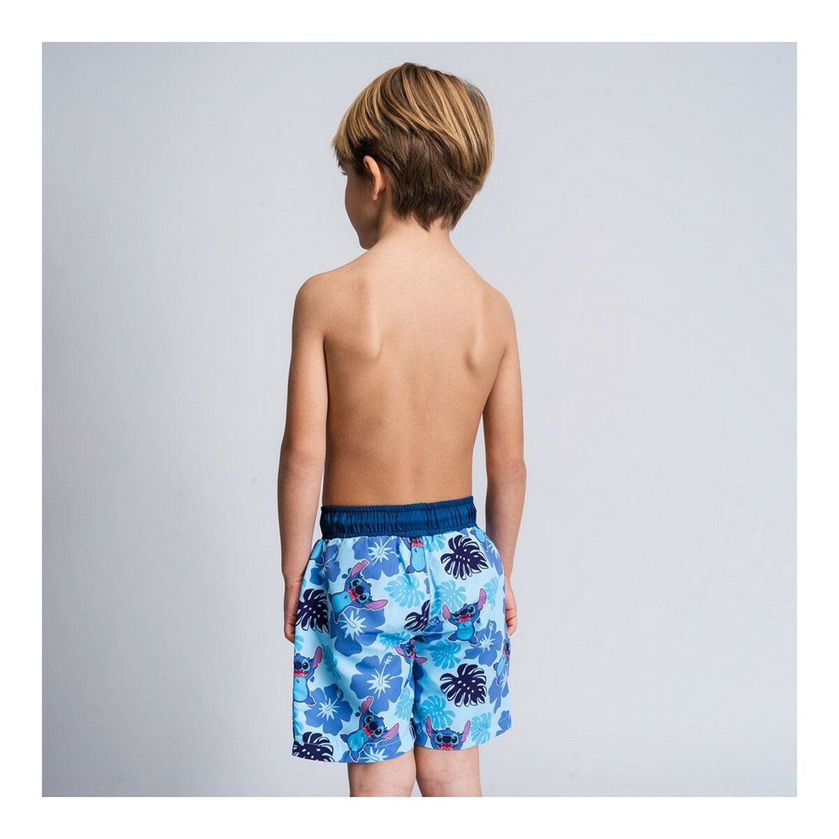 Childrenâs Bathing Costume Stitch Light Blue