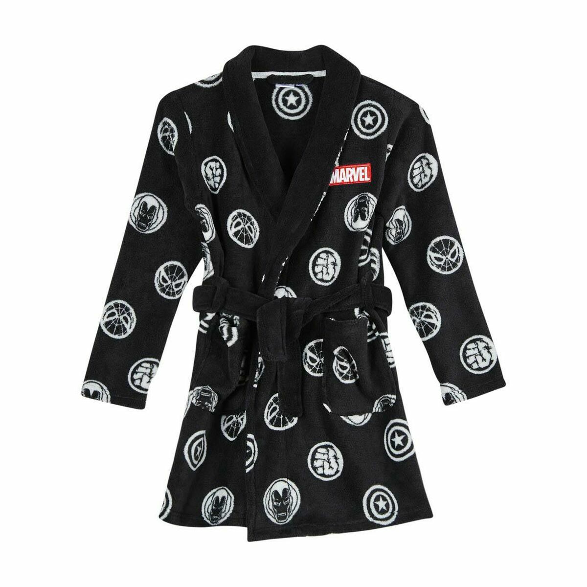 Children’s Dressing Gown Marvel 30 1 30 Black