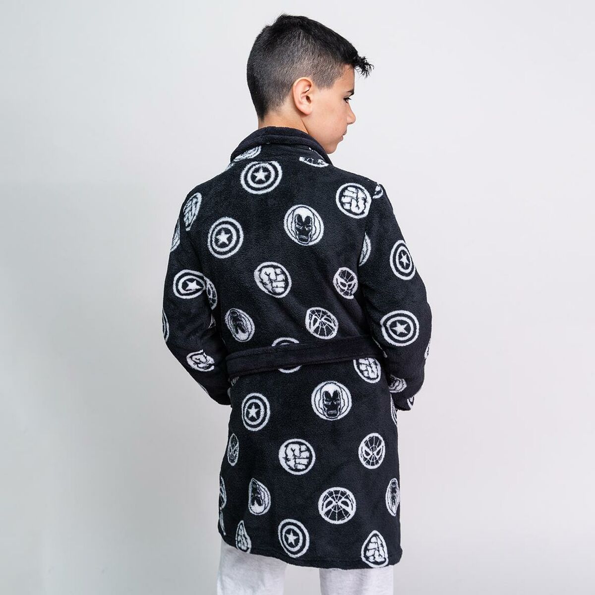 Children’s Dressing Gown Marvel 30 1 30 Black
