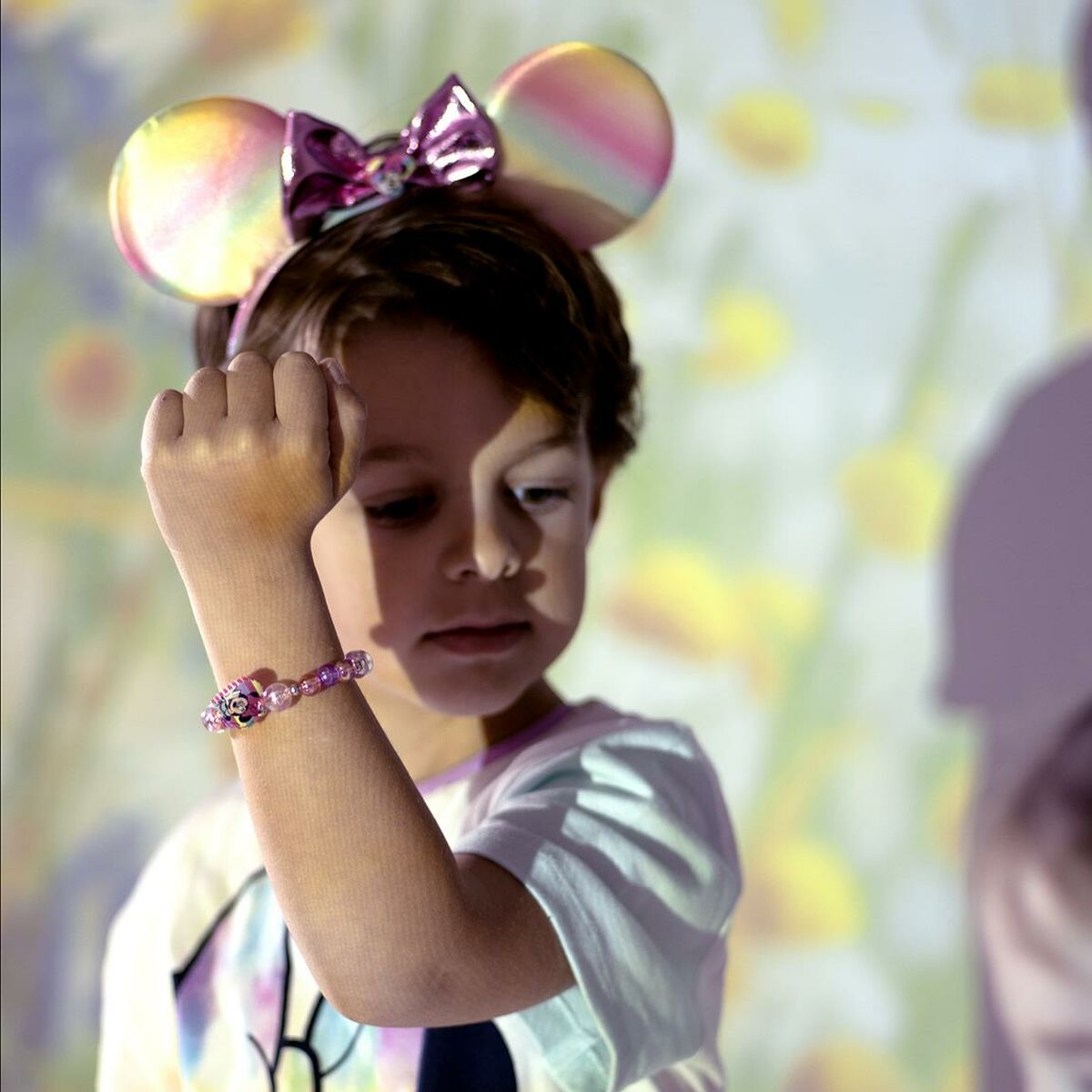 Necklace and Bracelets set Minnie Mouse Pink 2 Pieces