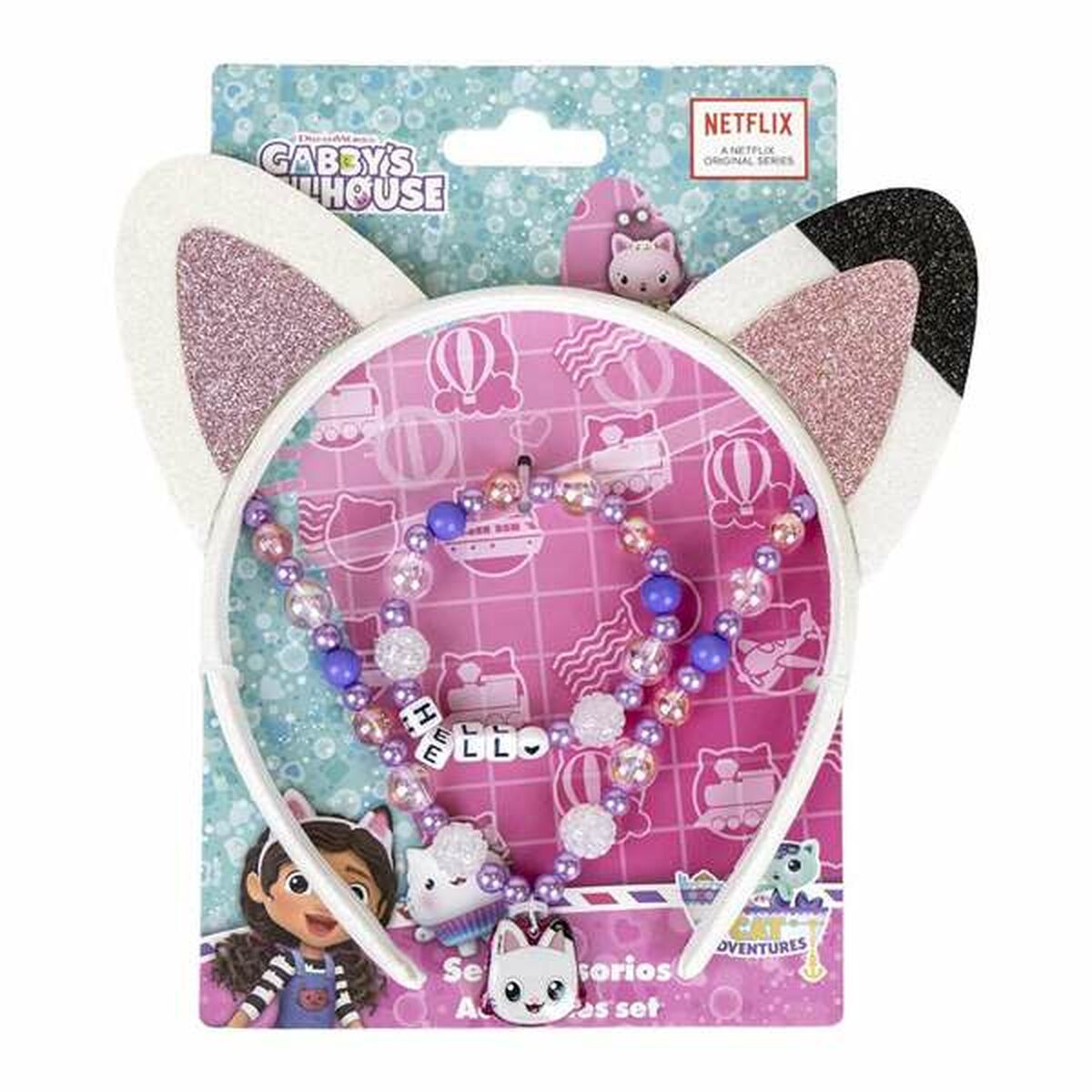 Jewellery Kit Gabby’s Dollhouse Pink 3 Pieces