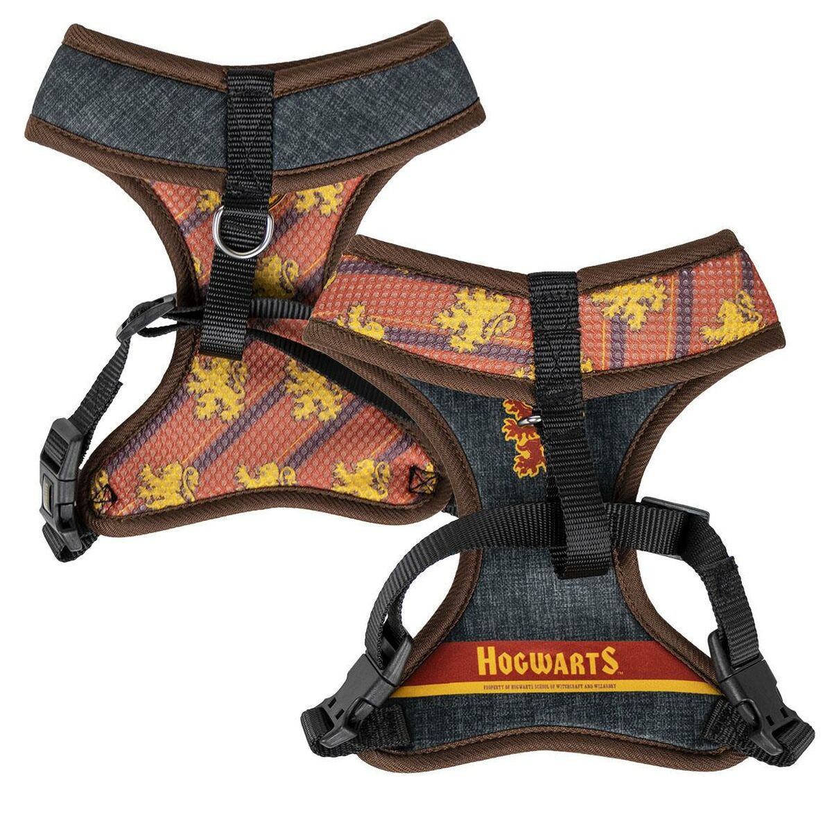 Dog Harness Harry Potter Reversible Red XS Dog Harness Harry Potter Reversible Red XS