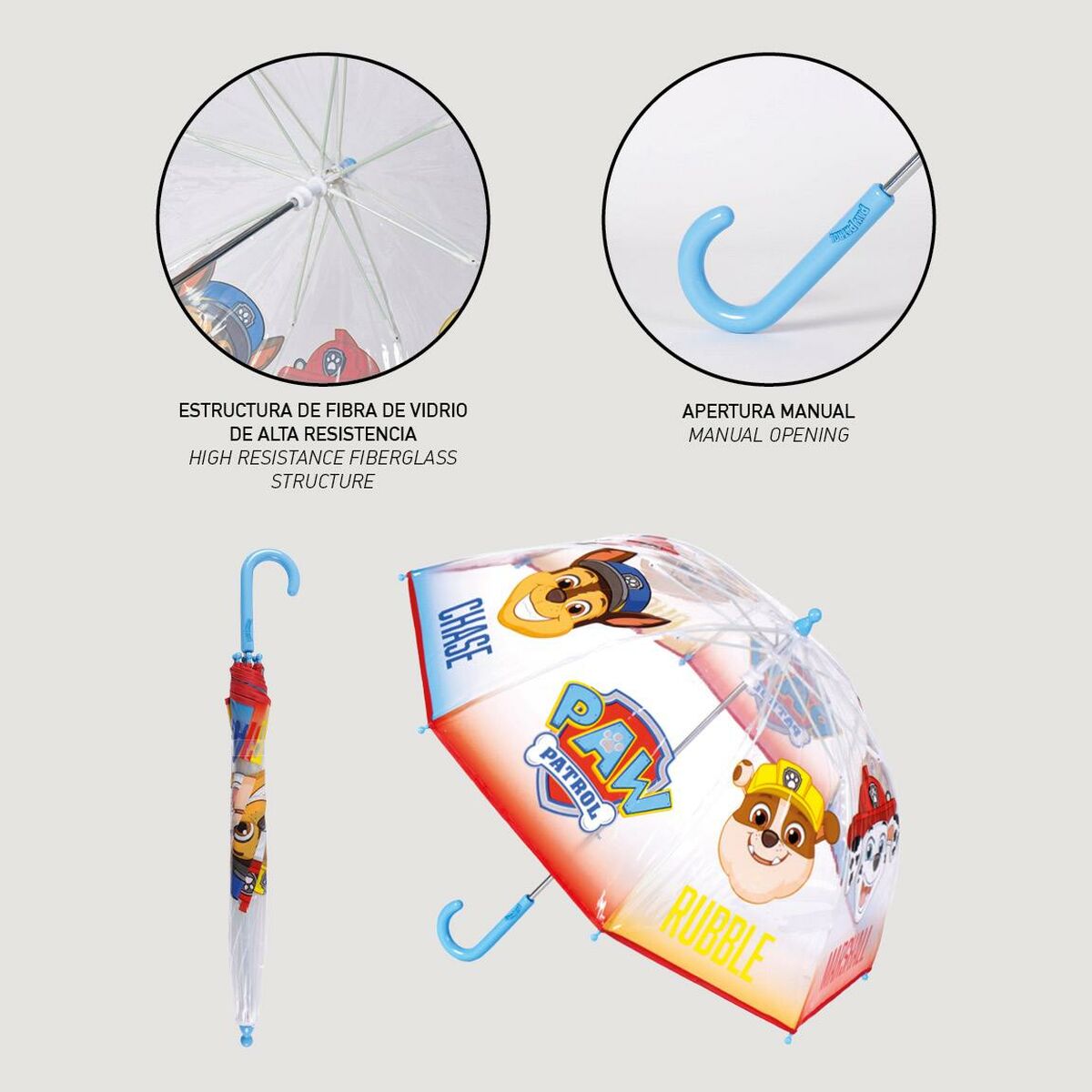 Umbrella The Paw Patrol  71 cm Multicolour
