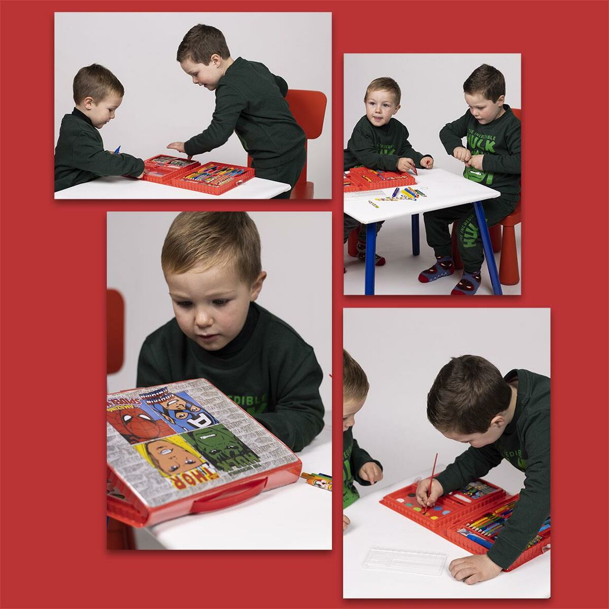 Stationery Set Marvel Briefcase