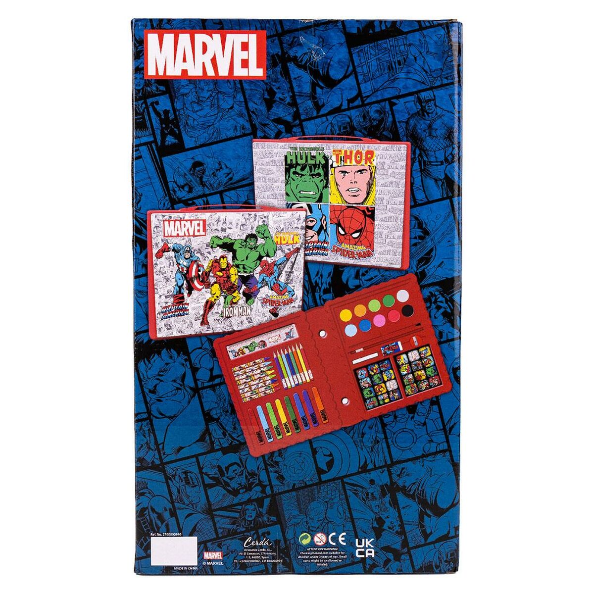 Stationery Set Marvel Briefcase