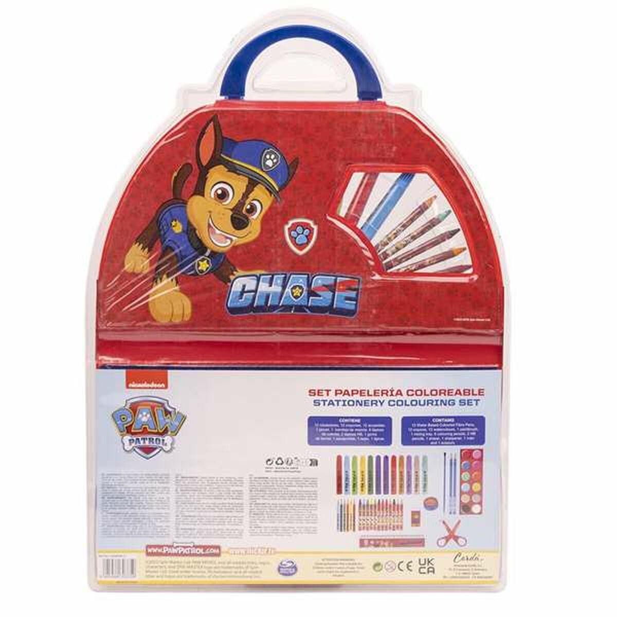 Stationery Set The Paw Patrol Briefcase