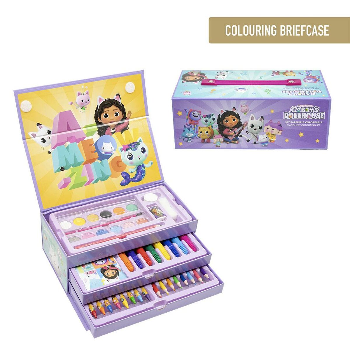 Stationery Set Gabby’s Dollhouse 42 Pieces