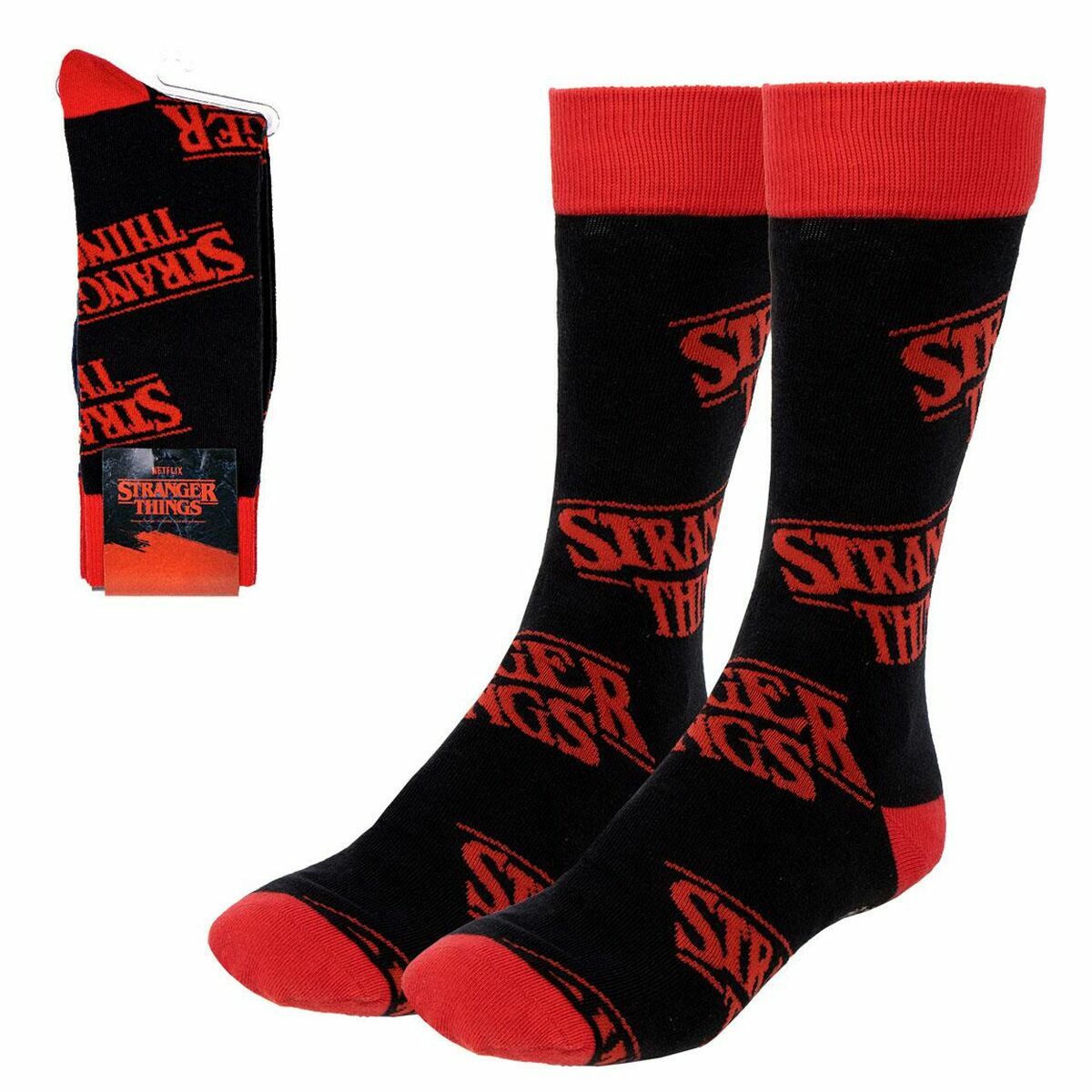 Socks Stranger Things black Socks Stranger Things black