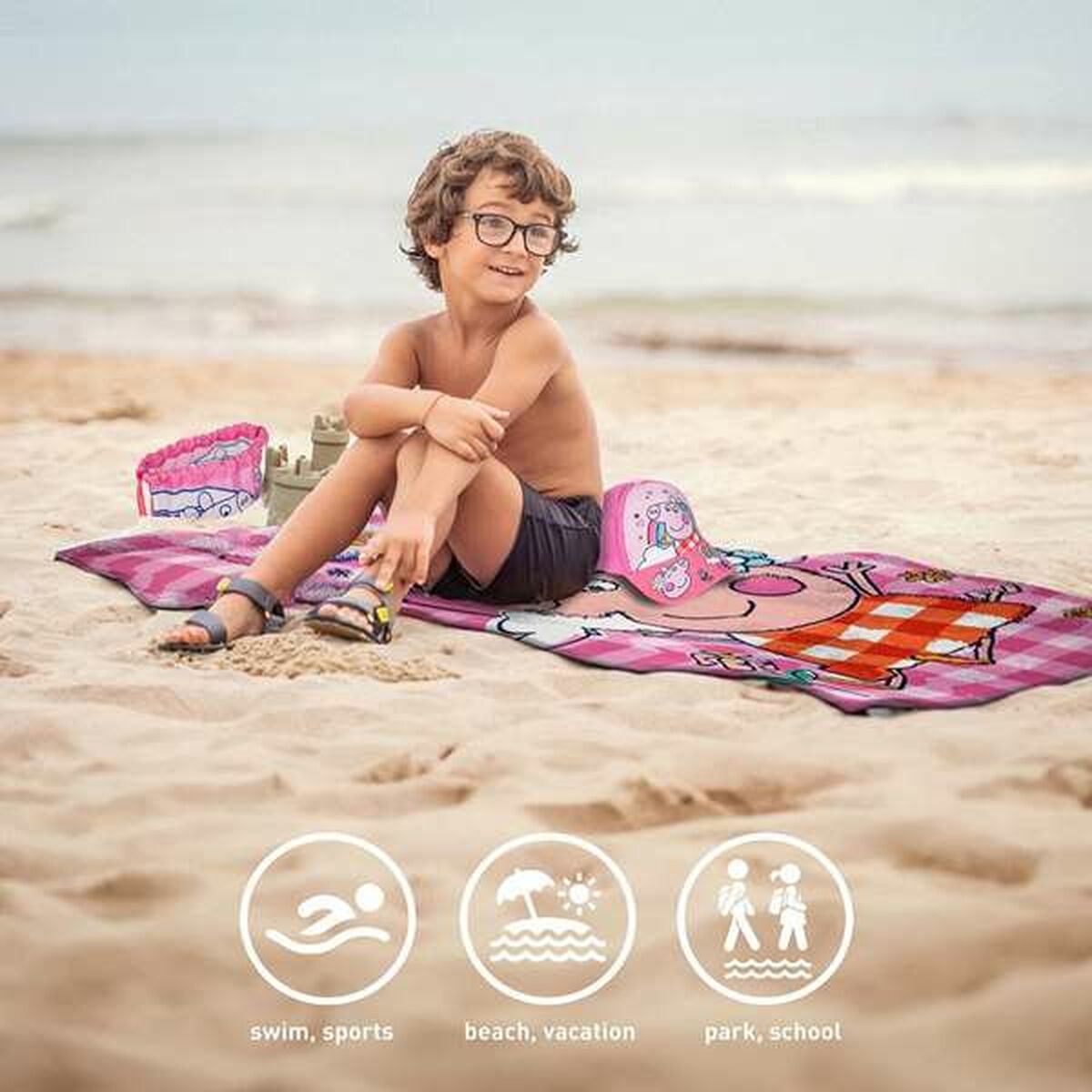 Bath towel Peppa Pig Acrylic