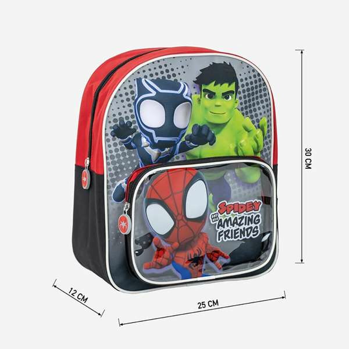 School Bag Spidey Red 25,0 x 30,0 x 1,2 cm