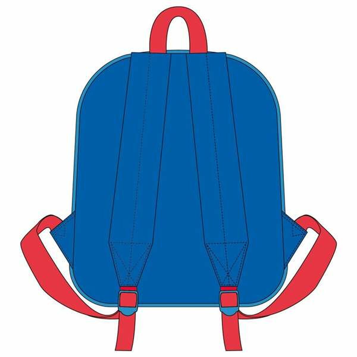 School Bag Sonic Blue 25,0 x 30,0 x 1,2 cm