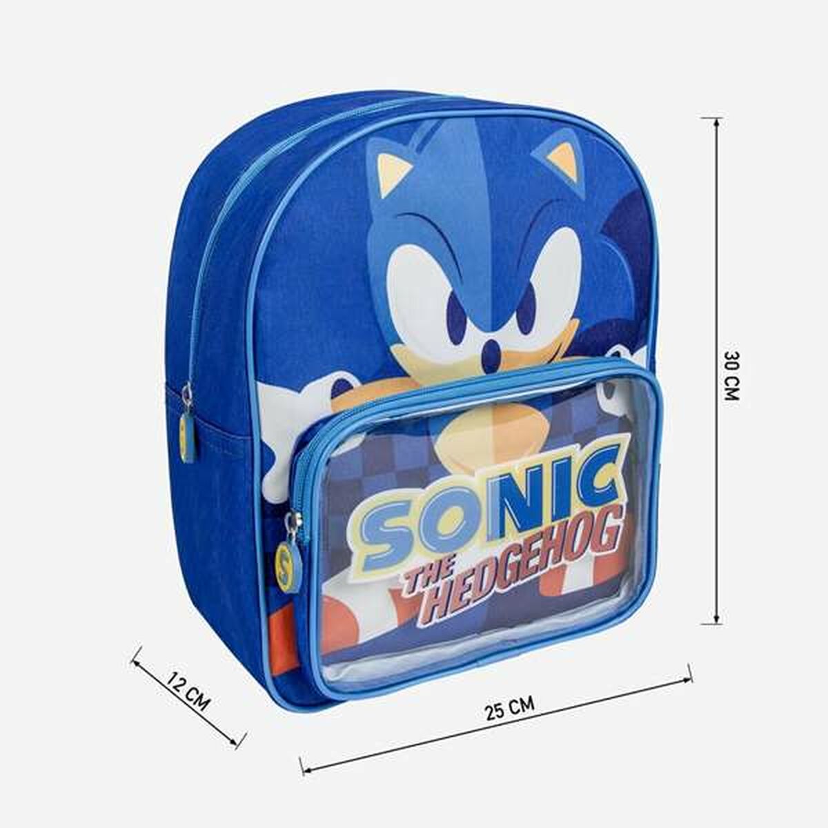 School Bag Sonic Blue 25,0 x 30,0 x 1,2 cm