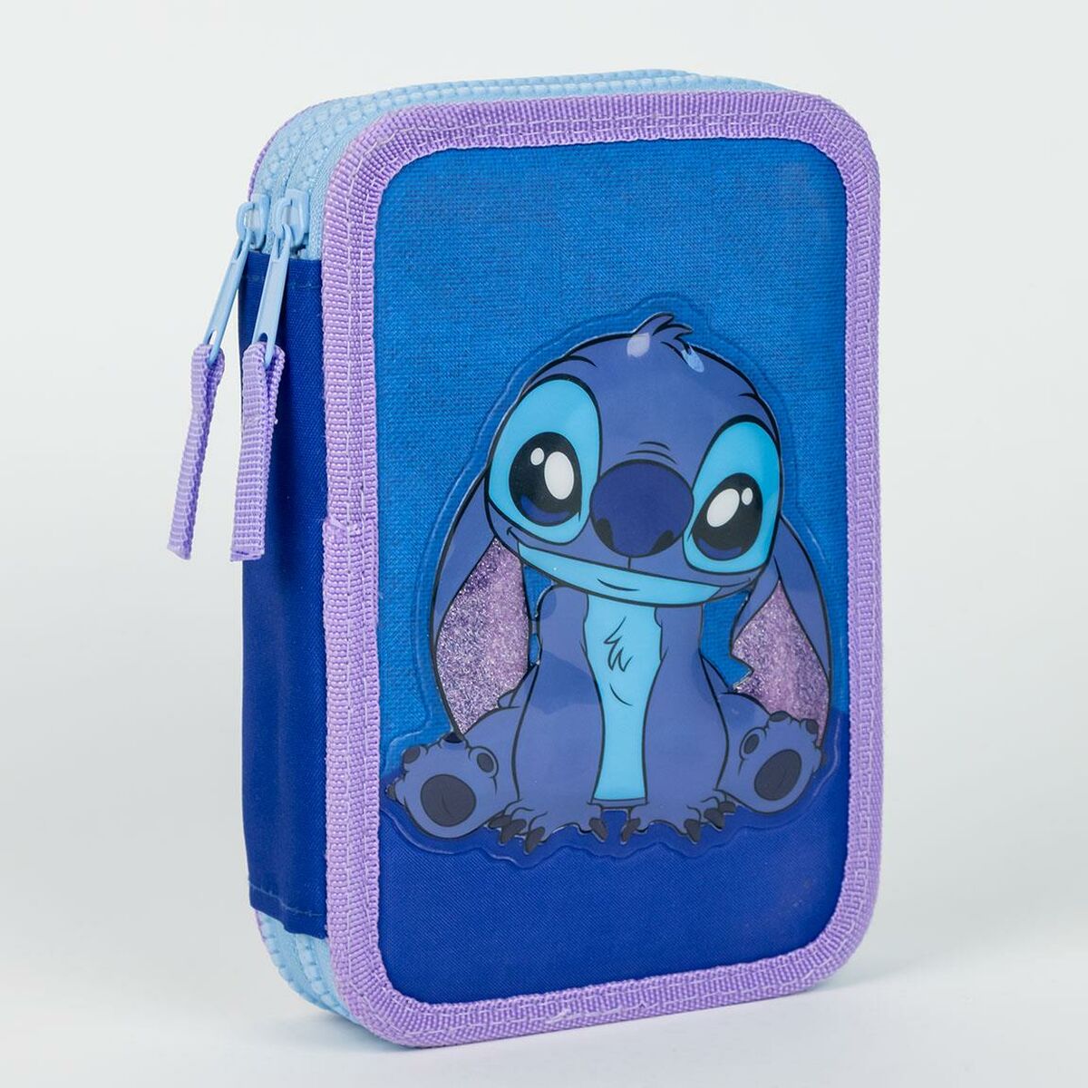Pencil Case Stitch Blue 12,5 x 19,5 x 4,5 cm