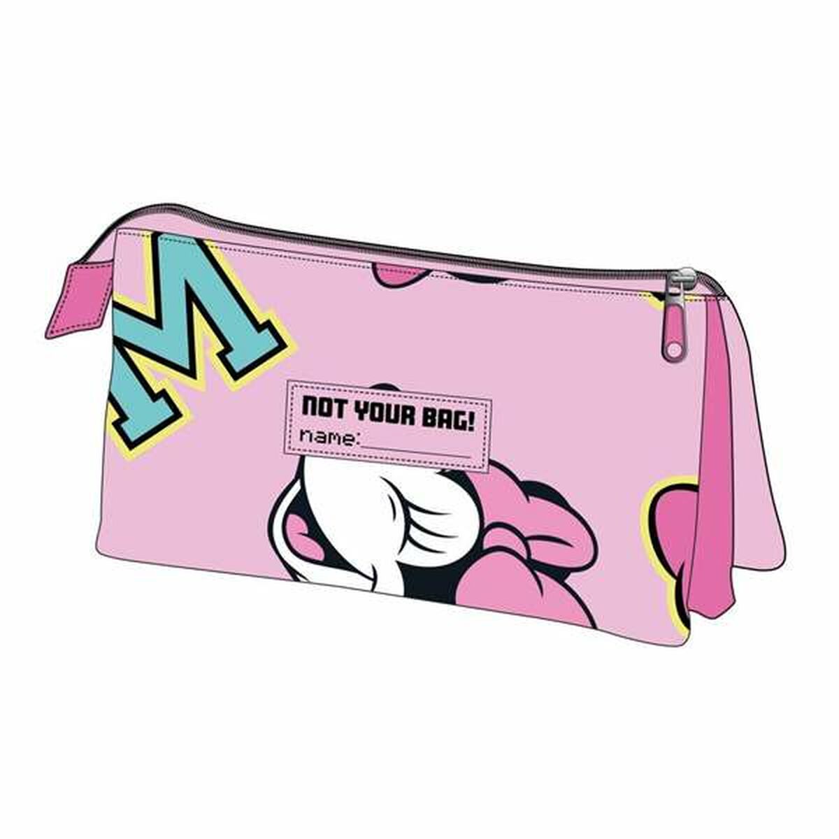 School Case Minnie Mouse Fuchsia 11,5 x 2 x 22,5 cm School Case Minnie Mouse Fuchsia 11,5 x 2 x 22,5 cm