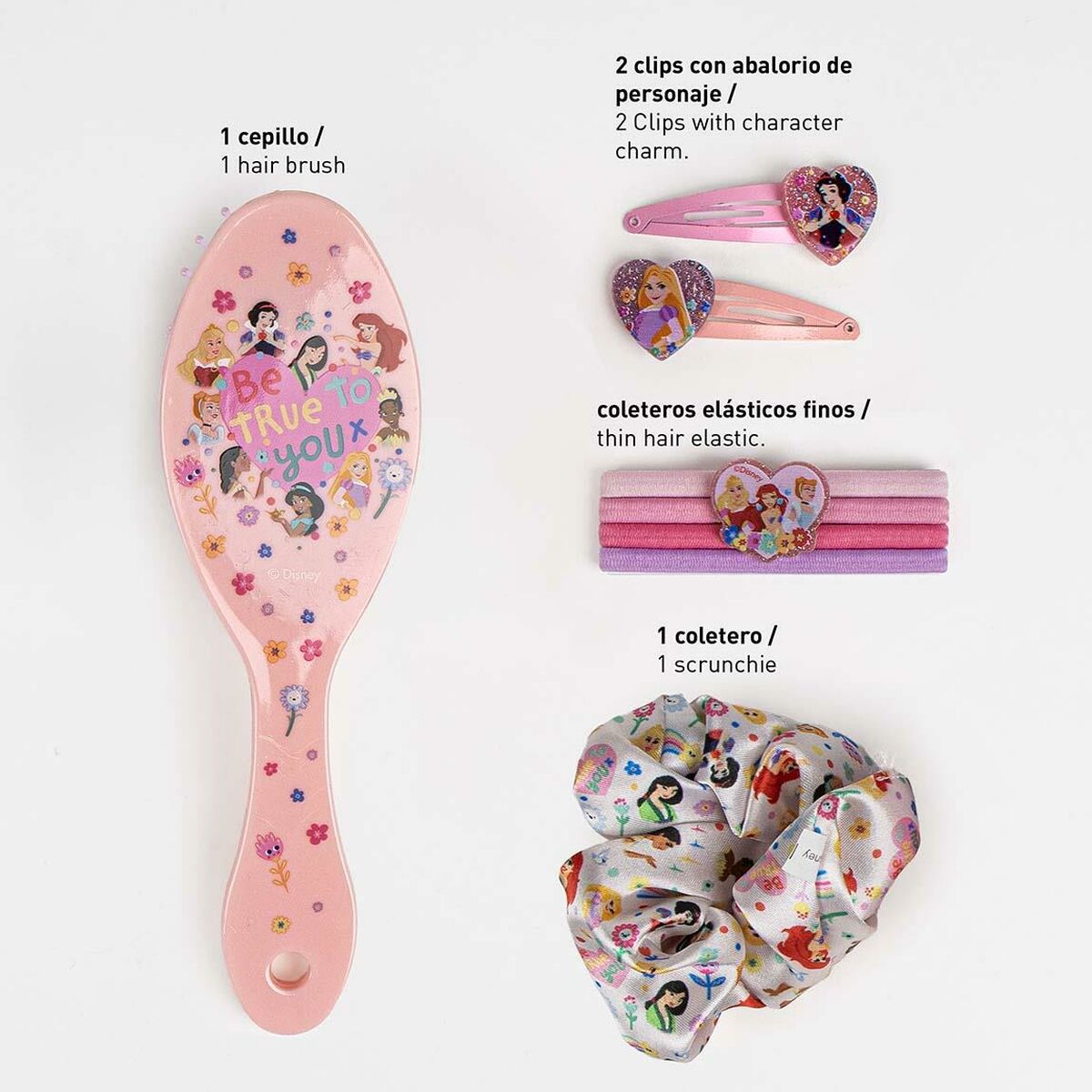Child’s Hairedressing Set Disney Princess Pink