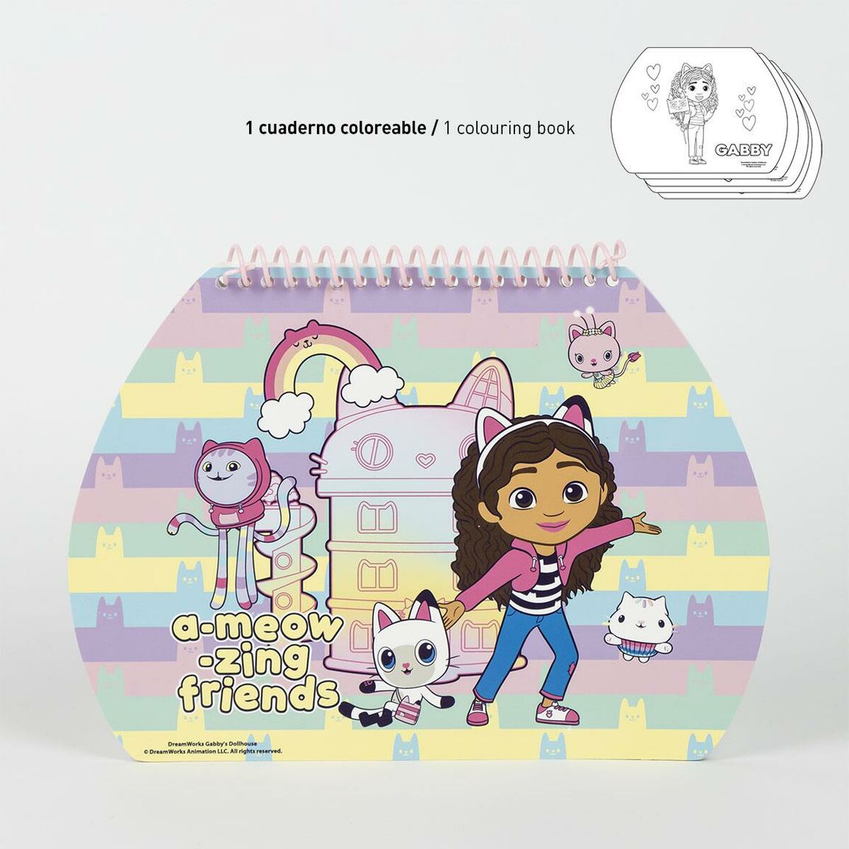 Stationery Set Gabby’s Dollhouse Pink Briefcase