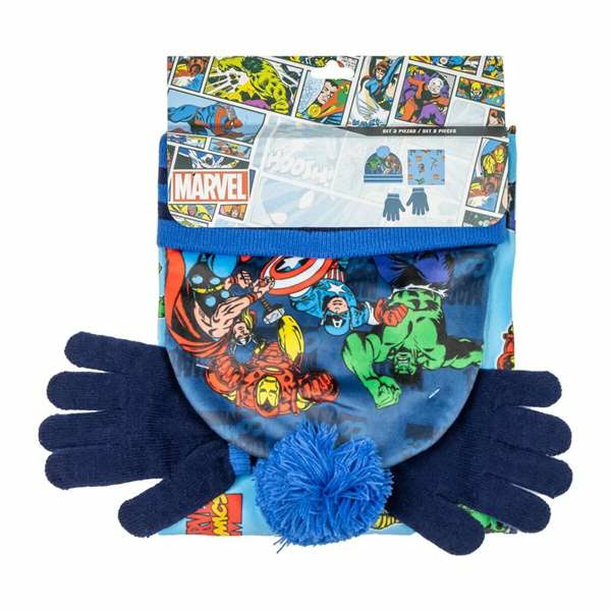 Hat, Scarf and Gloves Snoopy 2-8 Years