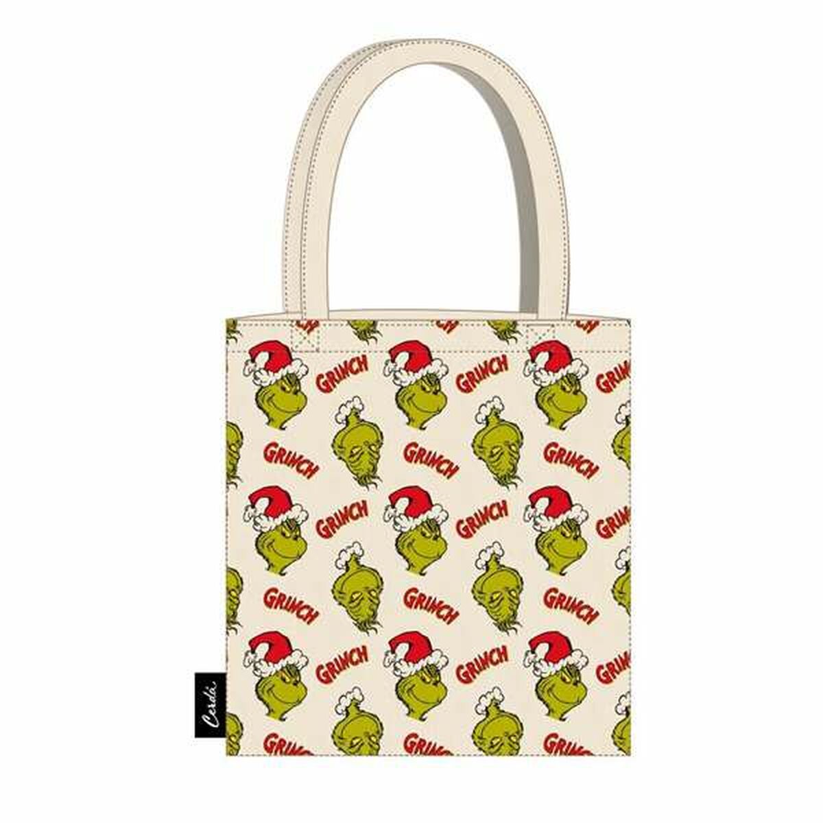 Shoulder Bag The Grinch Green 36,0 x 39,0 x 0,4 cm Shoulder Bag The Grinch Green 36,0 x 39,0 x 0,4 cm