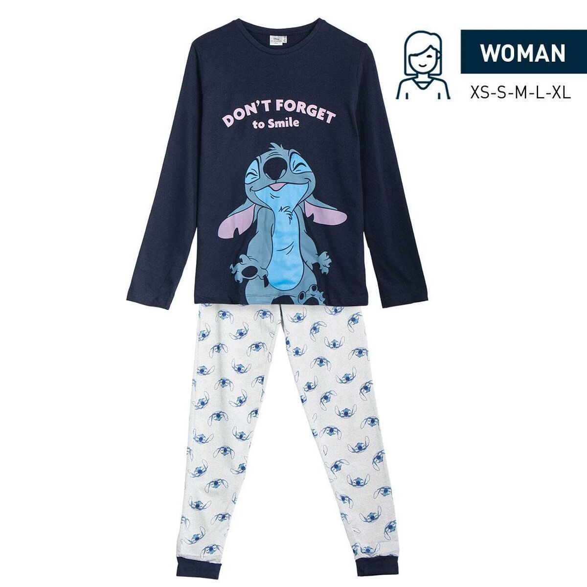 Pyjama Stitch Blue (Adults) Pyjama Stitch Blue (Adults)