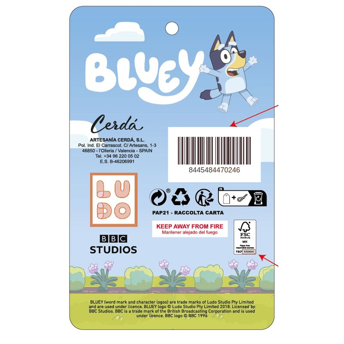 Child Cap Bluey Blue