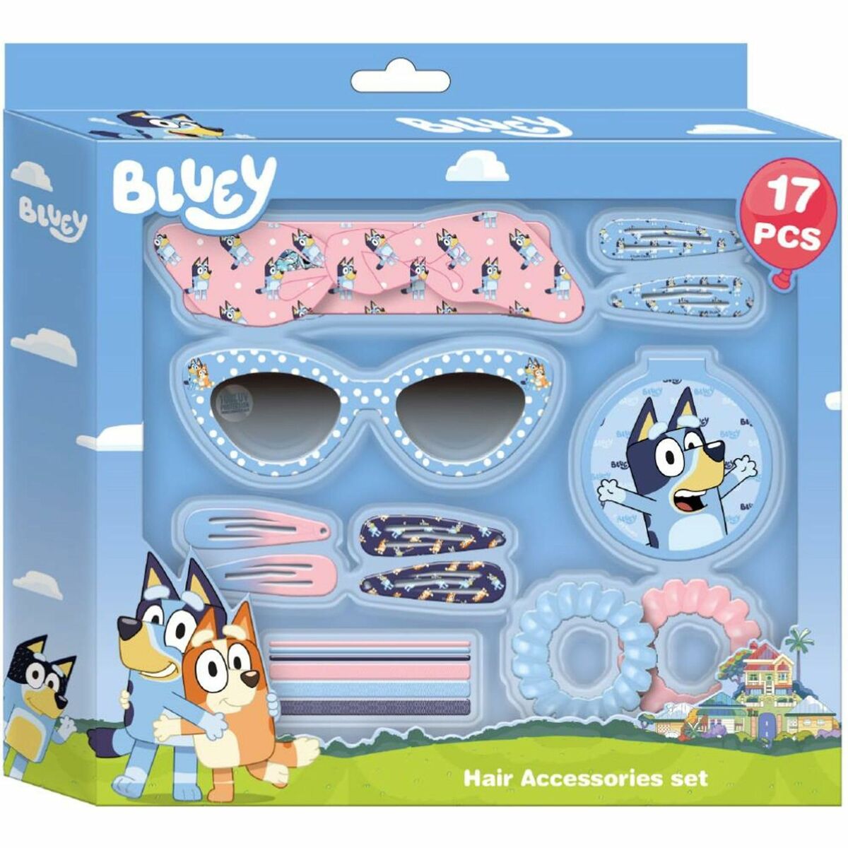 Hair accessories Bluey Multicolour 17 Pieces