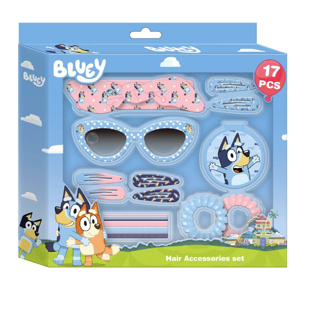 Hair accessories Bluey Multicolour 17 Pieces