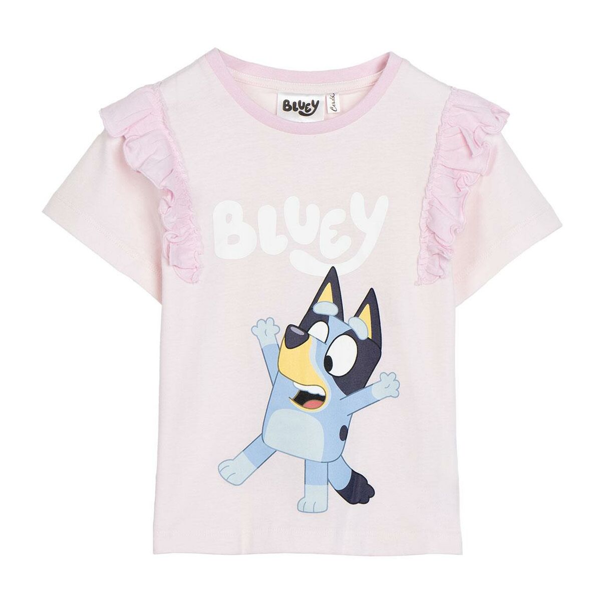 Child’s Short Sleeve T-Shirt Bluey Light Pink