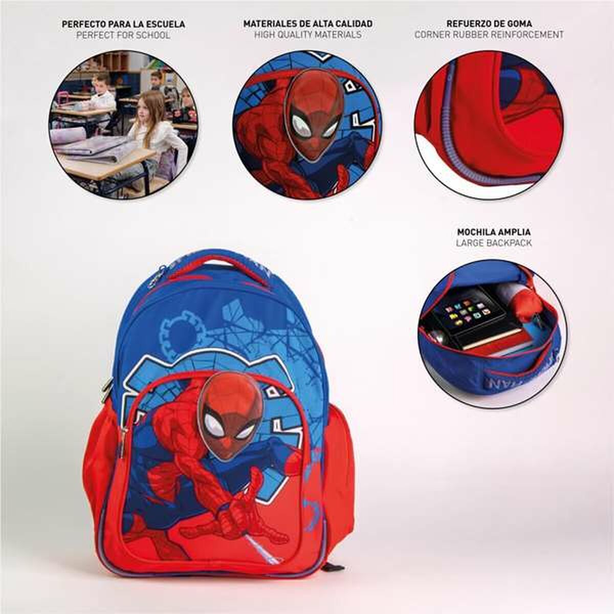 School Bag Spider-Man Blue