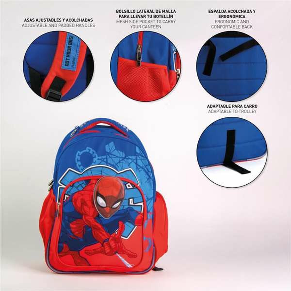 School Bag Spider-Man Blue