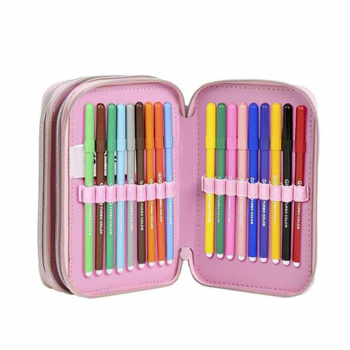 Pencil Case Stitch Lilac 12,5 x 6,5 x 19,5 cm