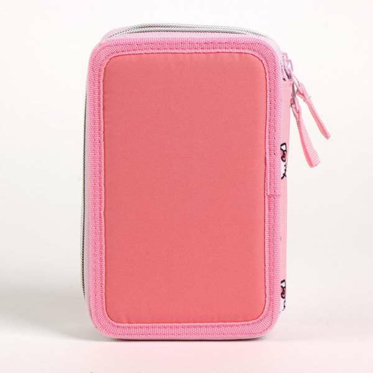 Pencil Case Hello Kitty Pink 12,5 x 6,5 x 19,5 cm