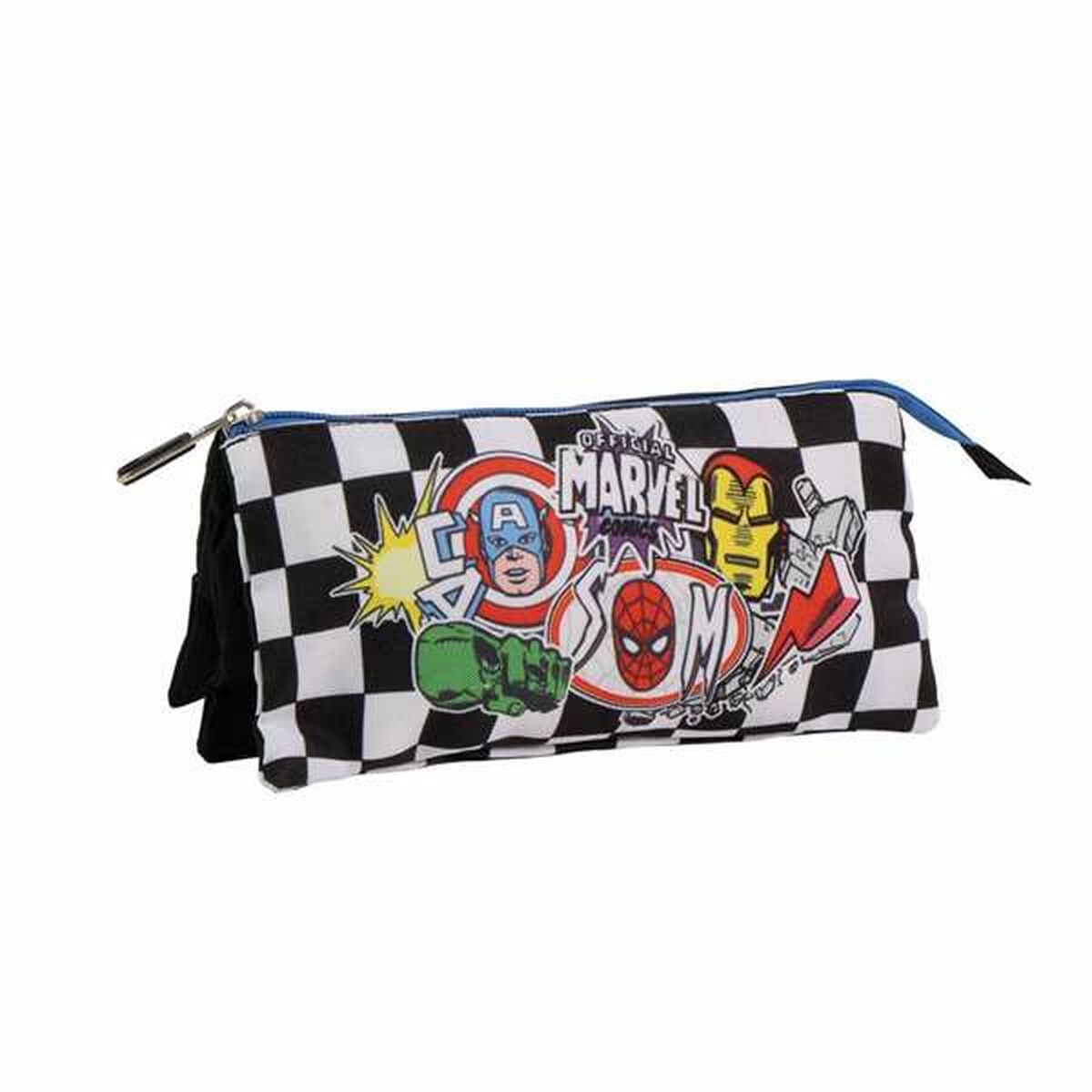 Triple Carry-all The Avengers Black 2,2 x 1,1 x 22,5 cm Triple Carry-all The Avengers Black 2,2 x 1,1 x 22,5 cm