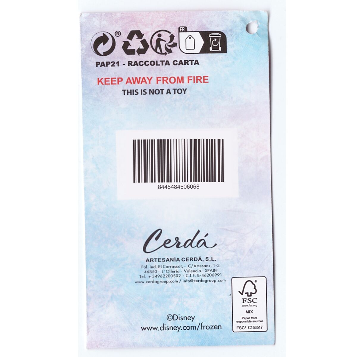 School Bag Frozen Blue