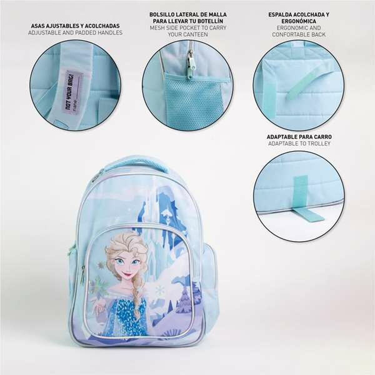 School Bag Frozen Blue