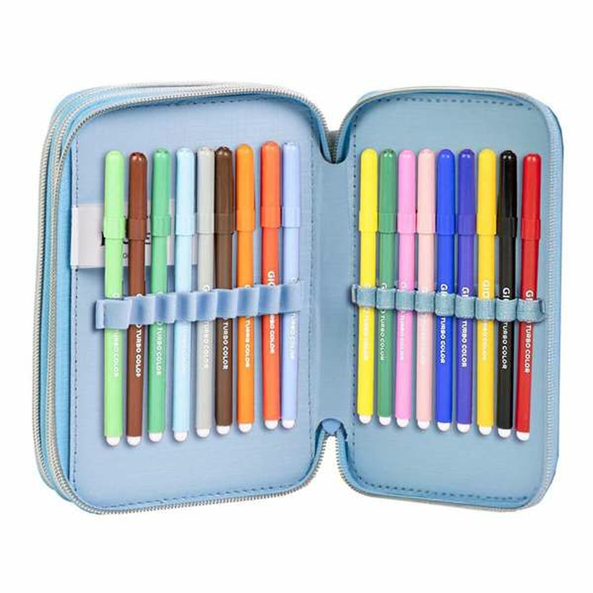 Pencil Case Frozen Dark blue 12,5 x 6,5 x 19,5 cm