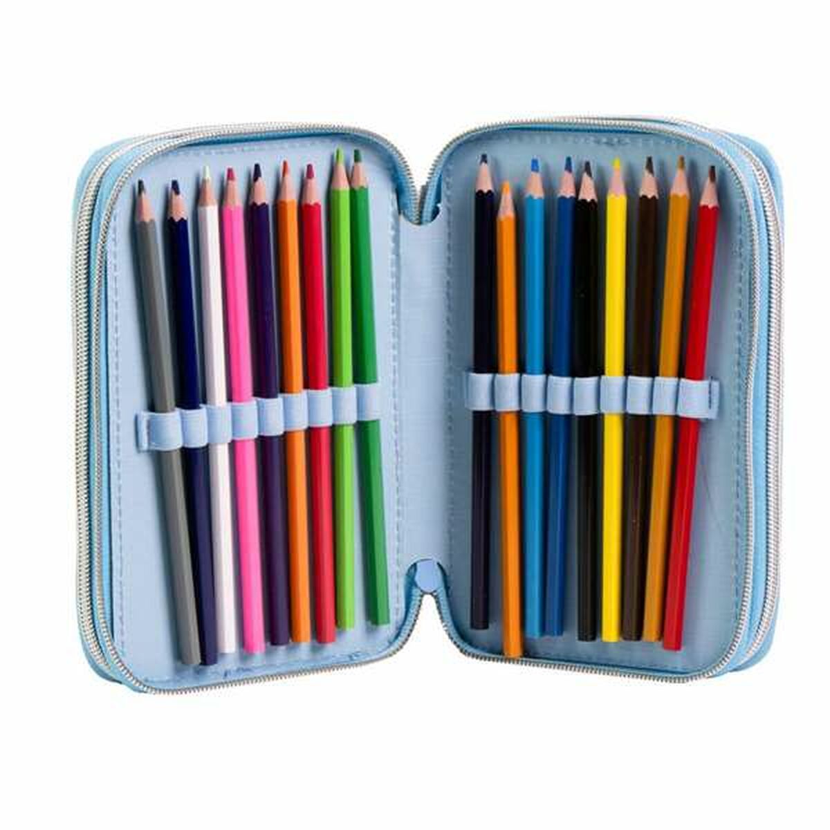Pencil Case Frozen Dark blue 12,5 x 6,5 x 19,5 cm