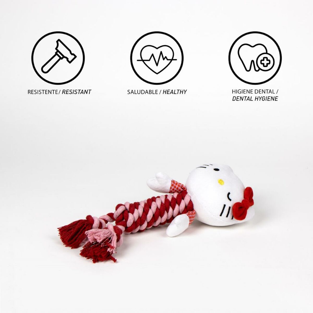 Dog chewing toy Hello Kitty Red 11 x 27 x 9,5 cm