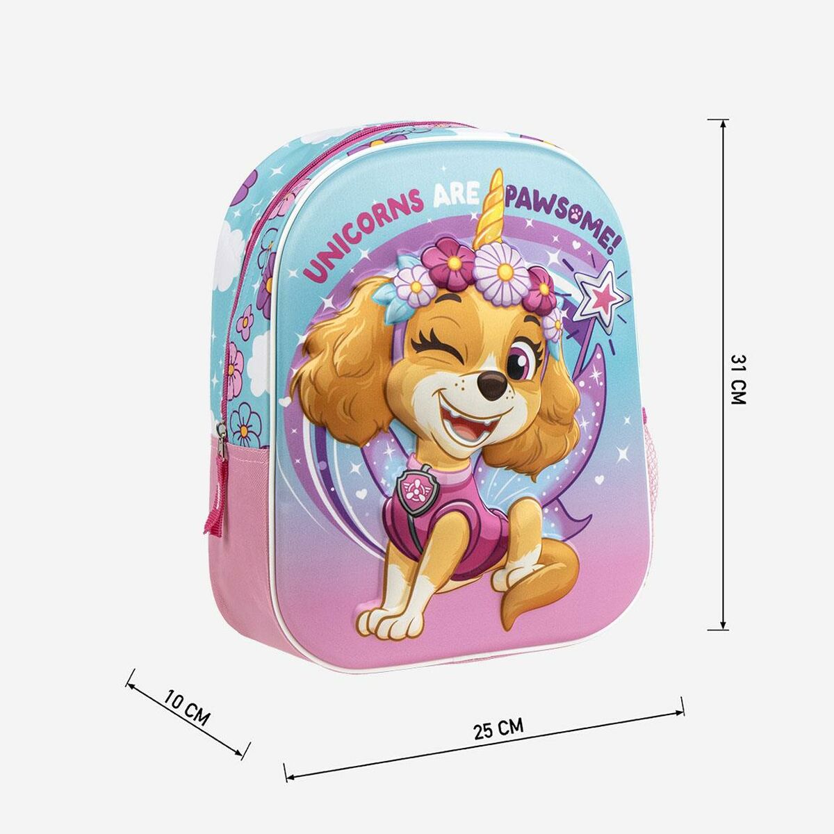 School Bag The Paw Patrol Pink 25,0 x 31,0 x 10,0 cm