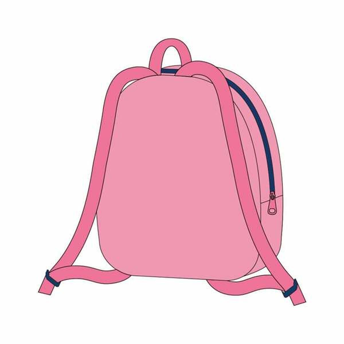 School Bag Minnie Mouse Pink 18 x 22 x 4 cm