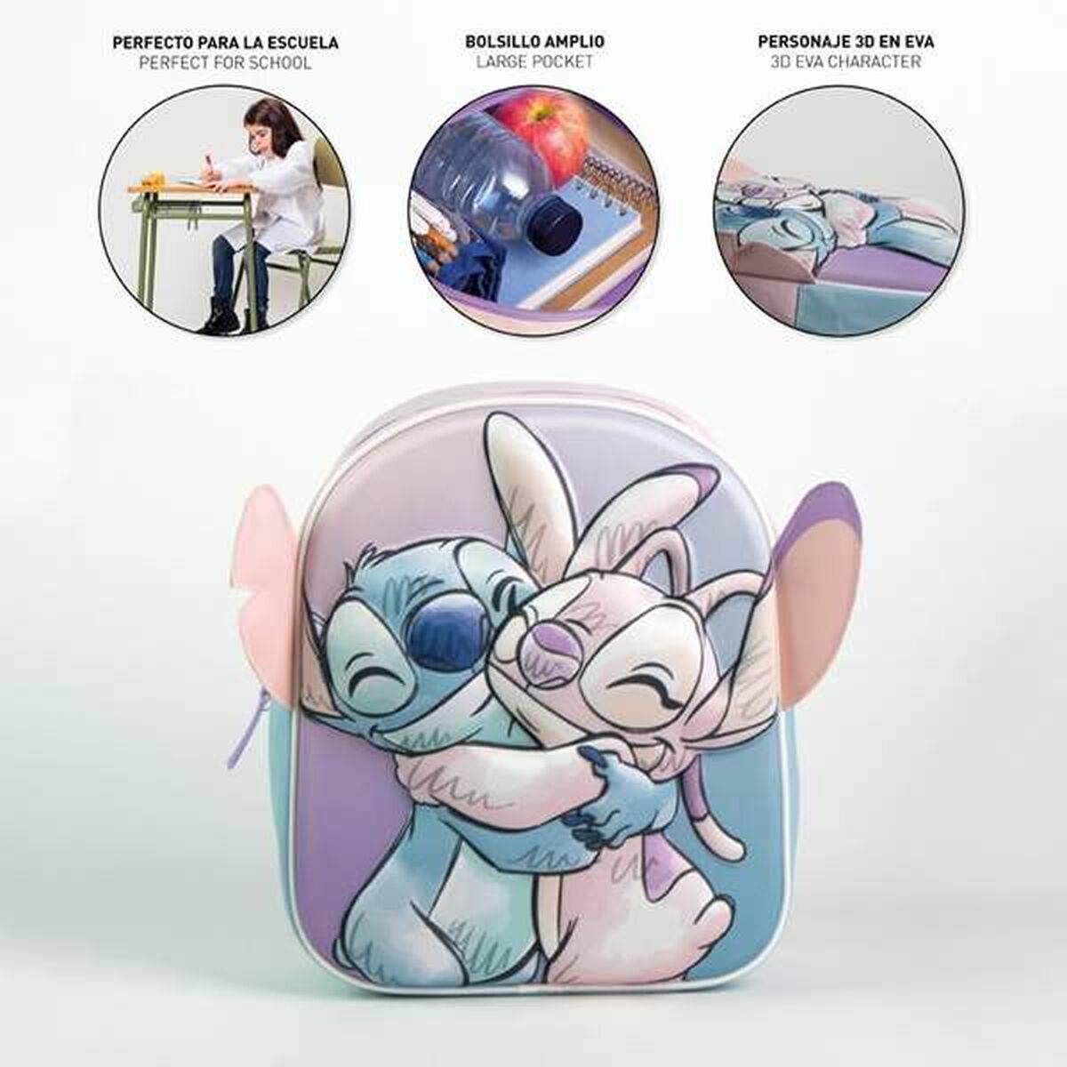 School Bag Stitch Blue