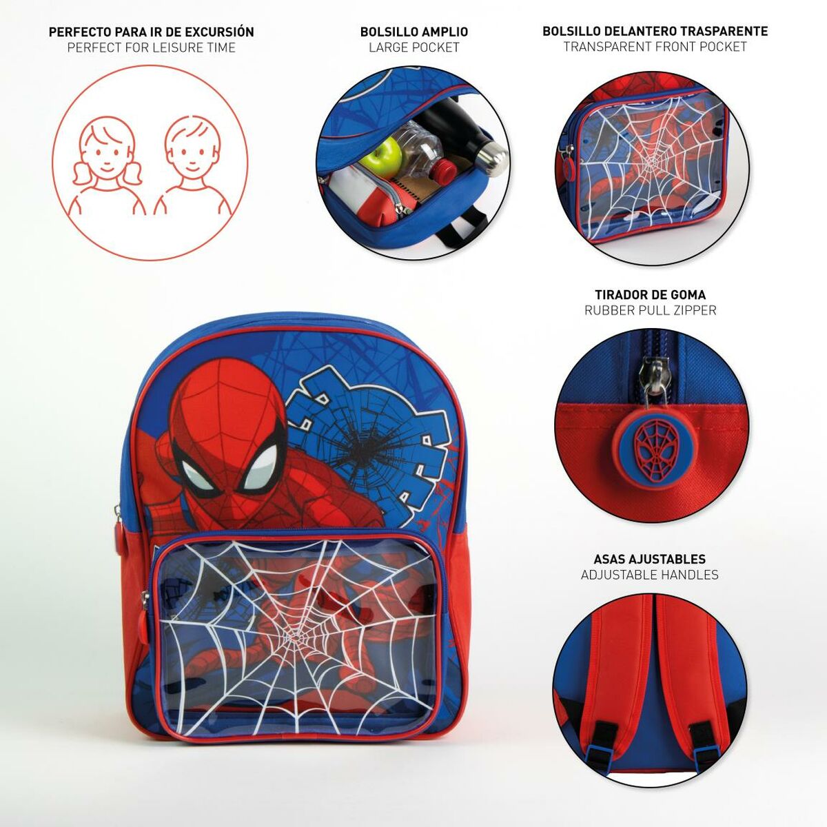 School Bag Spider-Man Dark blue 25 x 31 x 14 cm