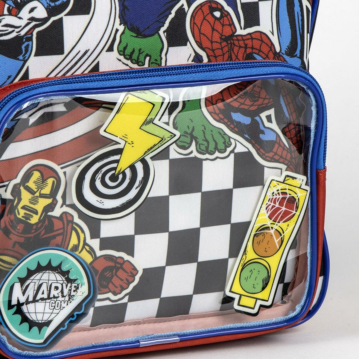 School Bag The Avengers Black 25 x 31 x 12 cm