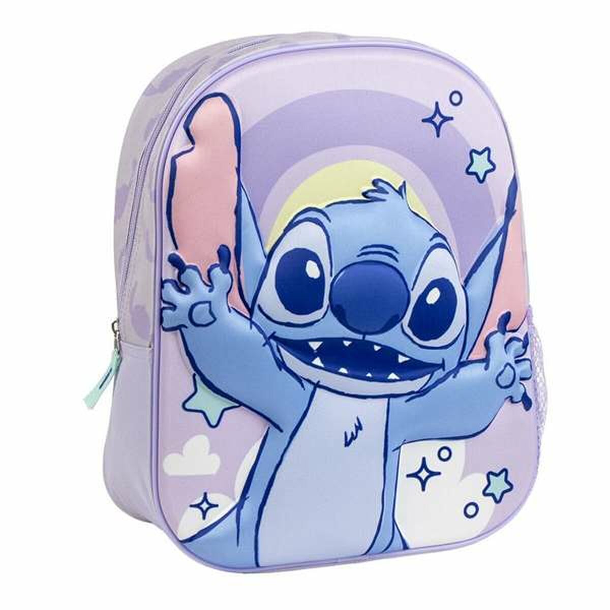 3D School Bag Stitch Lilac 25,0 x 31,0 x 10,0 cm 3D School Bag Stitch Lilac 25,0 x 31,0 x 10,0 cm