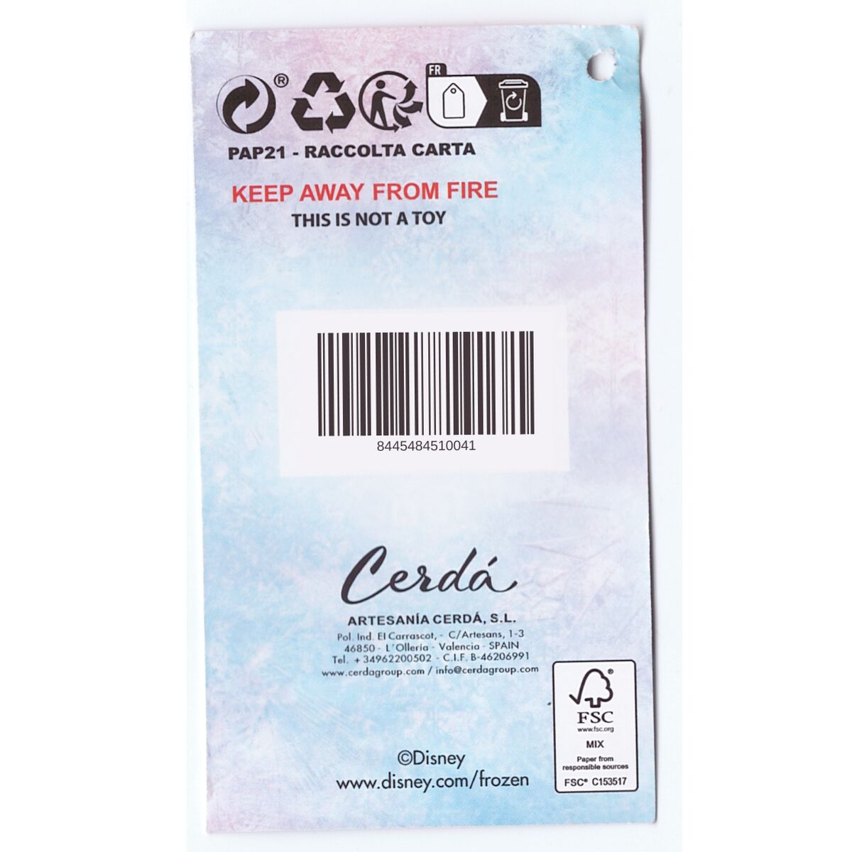 3D School Bag Frozen Blue 25,0 x 31,0 x 10,0 cm