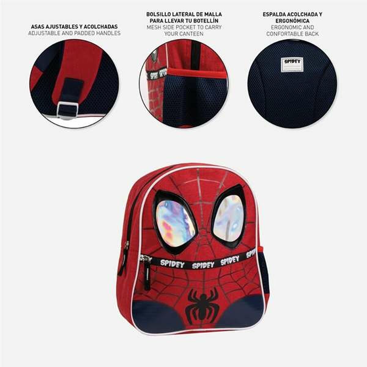 School Bag Spidey Red