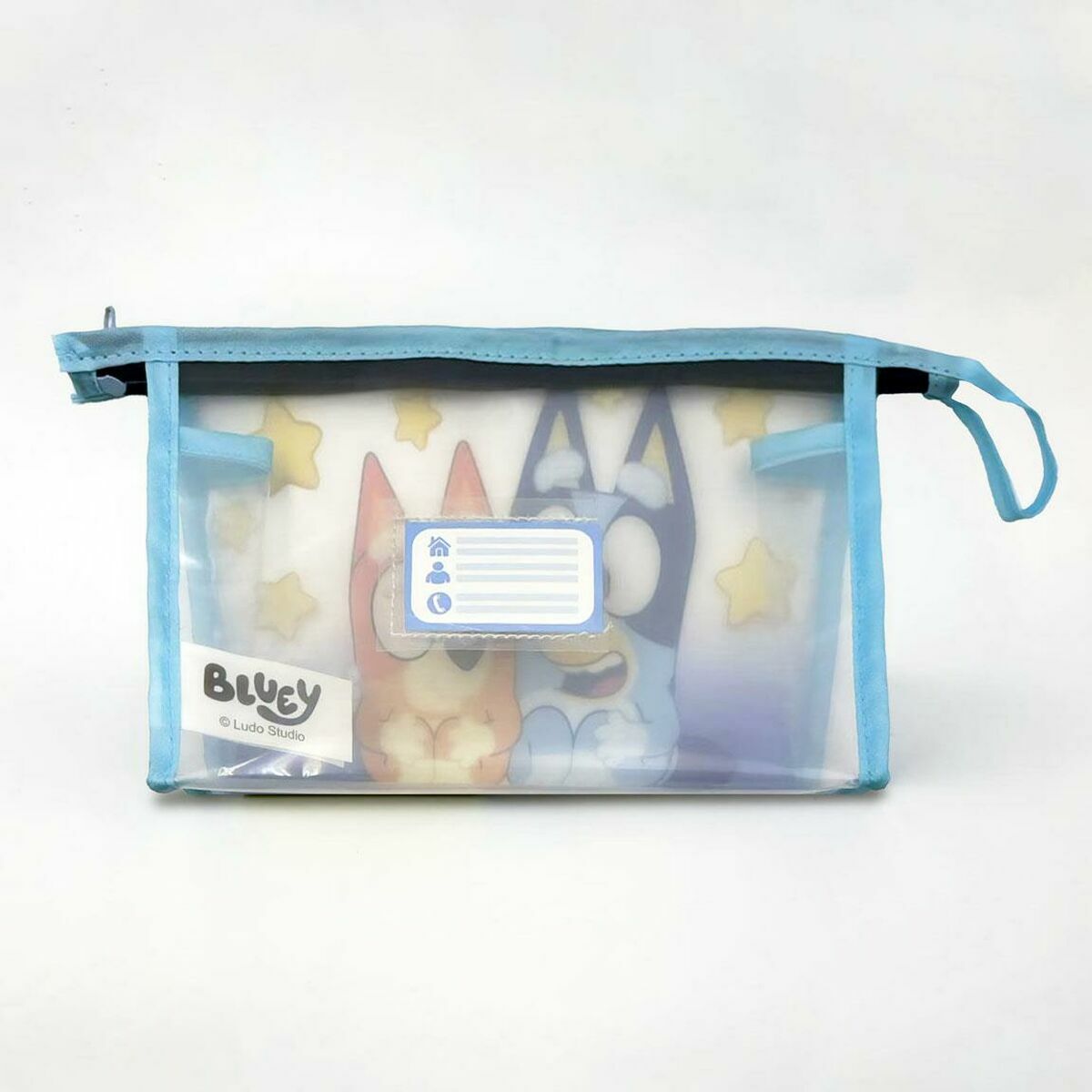 Toilet Bag with Accessories Bluey Blue 23 x 15 x 8 cm 3 Pieces